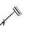 Z-Lite Calumet 1 Light Floor Lamp, Matte Black + Polished Nickel & Polished Nickel 814FL-MB-PN - alternate 3